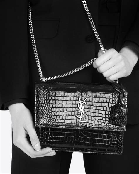 ysl sunset bag nordstrom|YSL sunset bag crocodile.